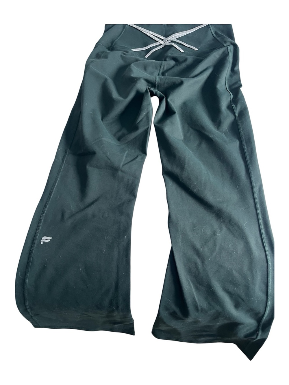 Fabletics woman’s Hunter green flared yoga pants